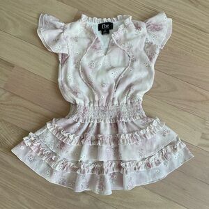 Flowers by Zoe FBZ pink white floral Easter spring dress - LIKE NEW! Size 3T